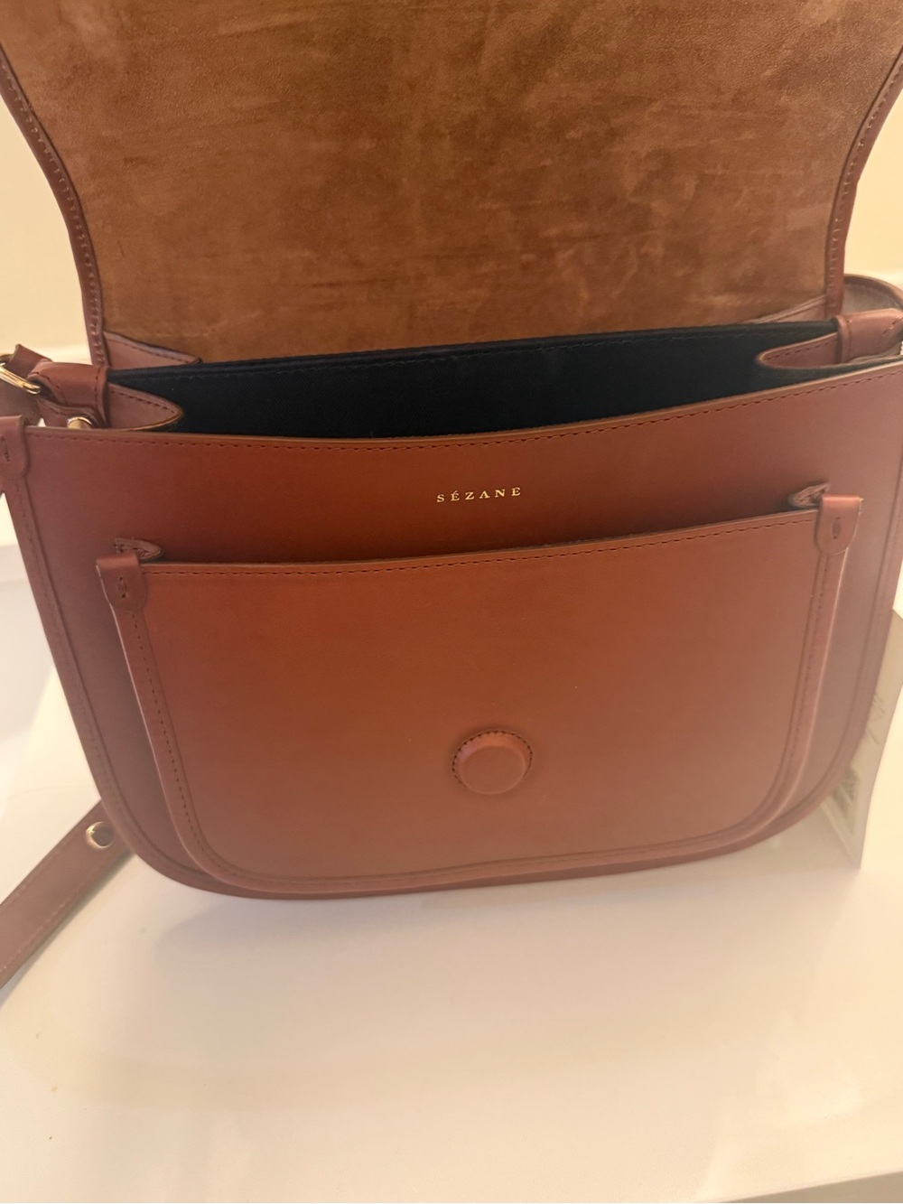NWT Sezane Large Roméo Bag Natural Heritage - Picture 8 of 10